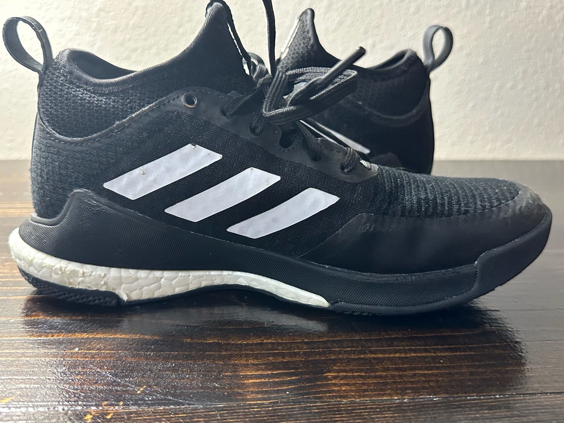 Adidas Crazyflight Volleyball Shoes Black Size 6.5 Women 6