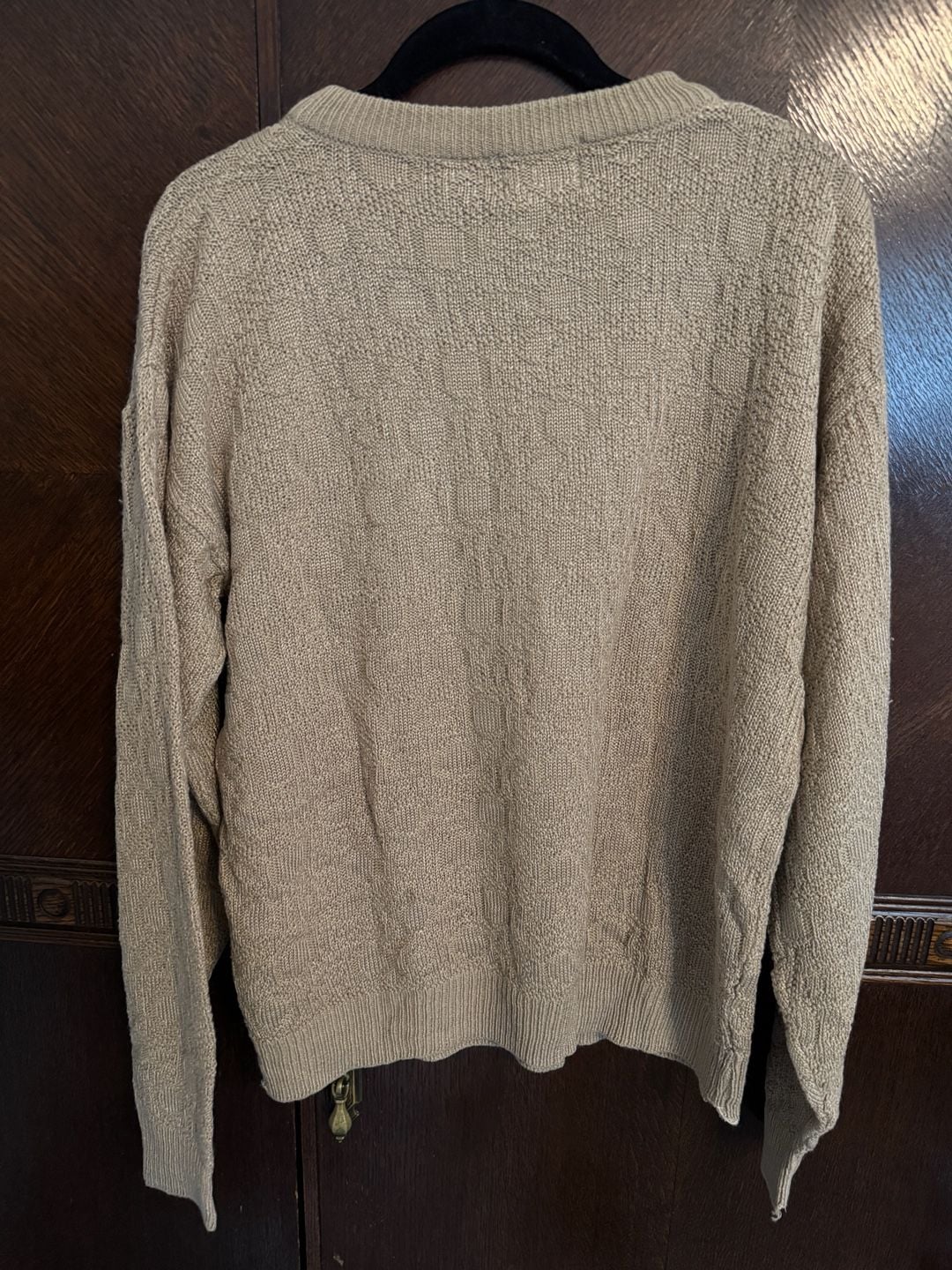 Vintage Alan Stuart Textured Knit Crewneck Sweater Size M 5