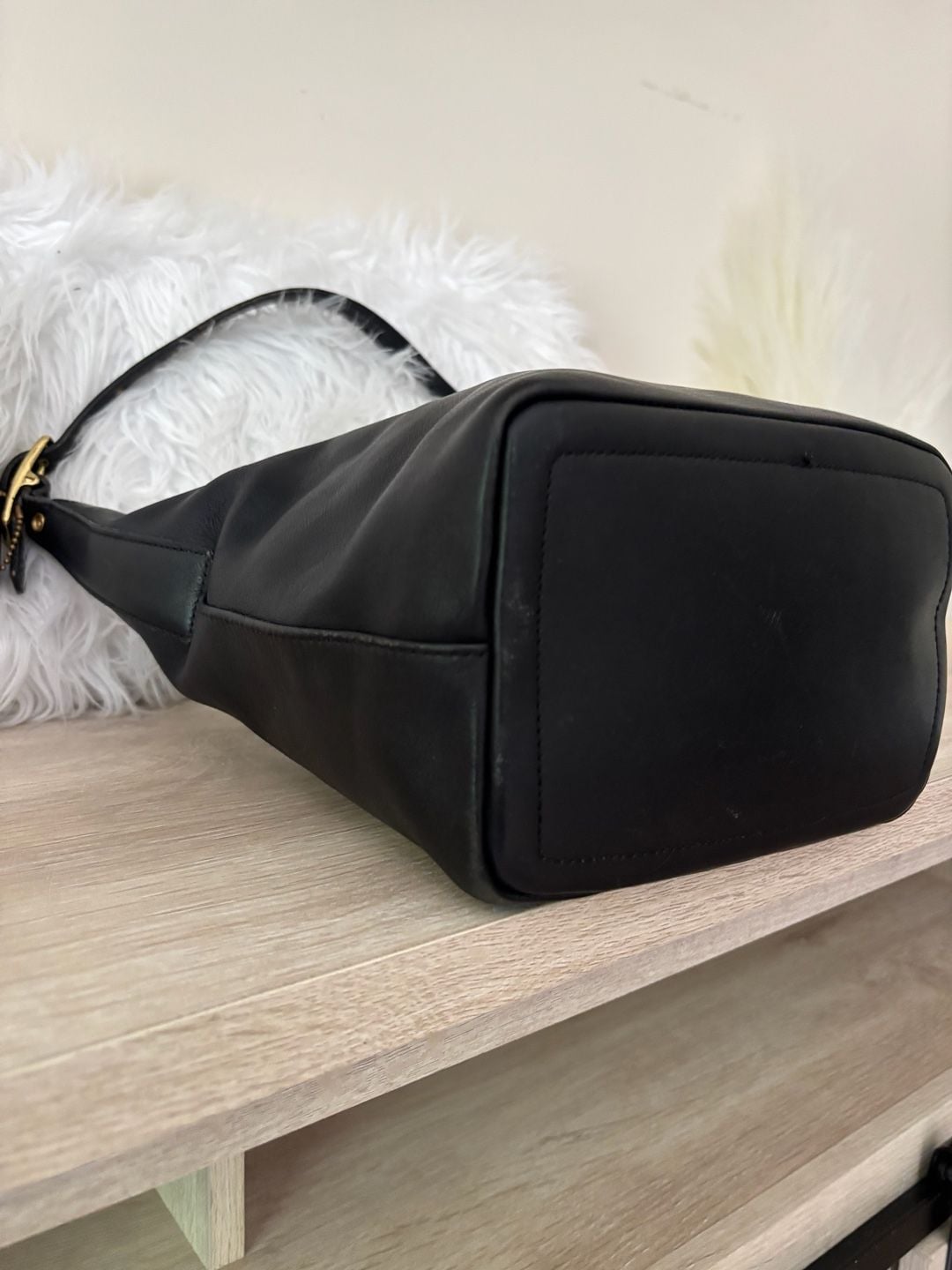 Vintage Coach Legacy 9823 Black Leather 7