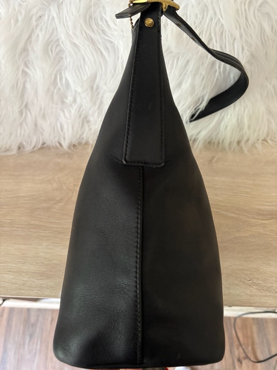Vintage Coach Legacy 9823 Black Leather 8