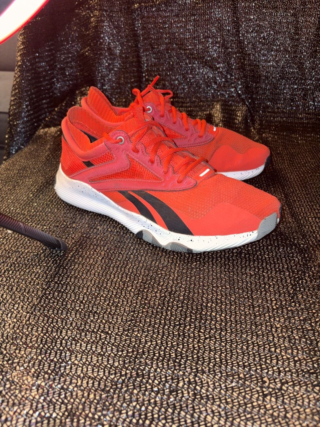 Reebok HIIT Training Shoes Red Black G55470 Men's Size 11 2