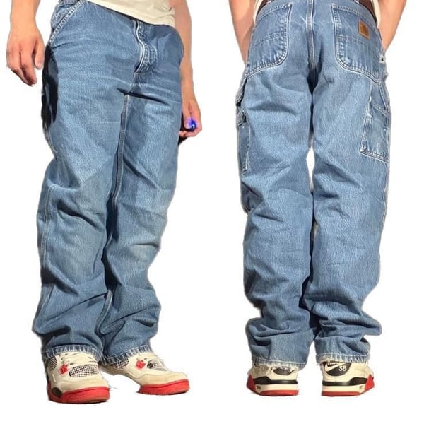 Vintage Carhartt B137 DST Relaxed Fit Carpenter Jeans 34x32