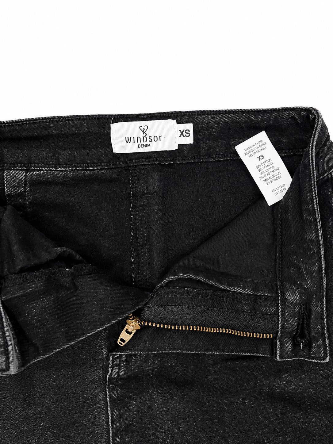Always Cool Ruched Denim Mini Skort 4