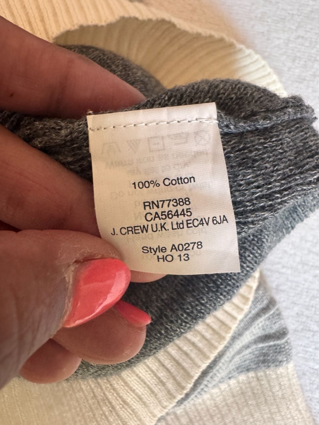 Madewell Women's Size M Colorblock Ribbed Cotton Sweater 3