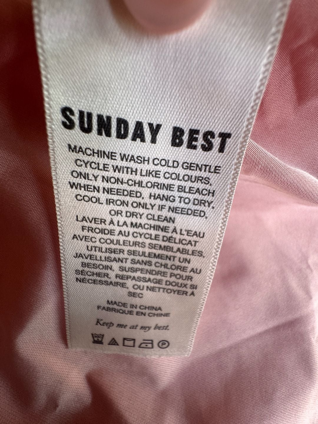 Sunday Best Pink Puff Sleeve Babydoll Mini Dress Size XS 5