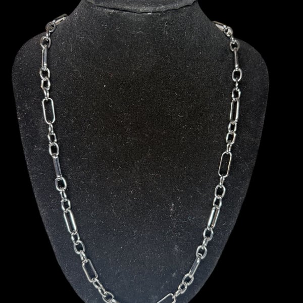 Mixed Link Figaro Chain Necklace