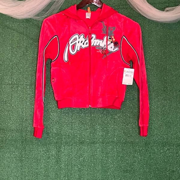 Akdmks Velour Tracksuit Set Red Size M