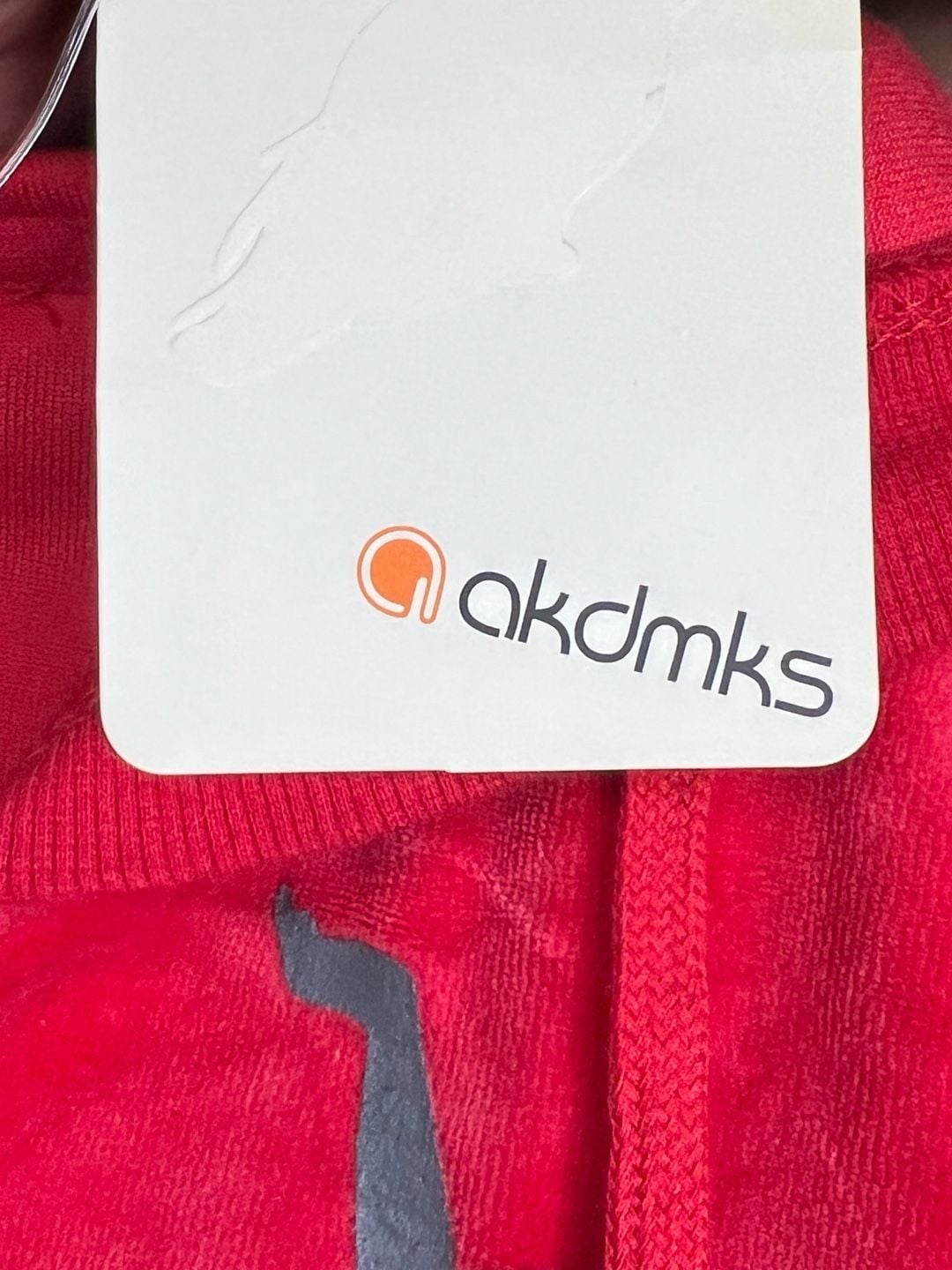 Akdmks Velour Tracksuit Set Red Size M 8