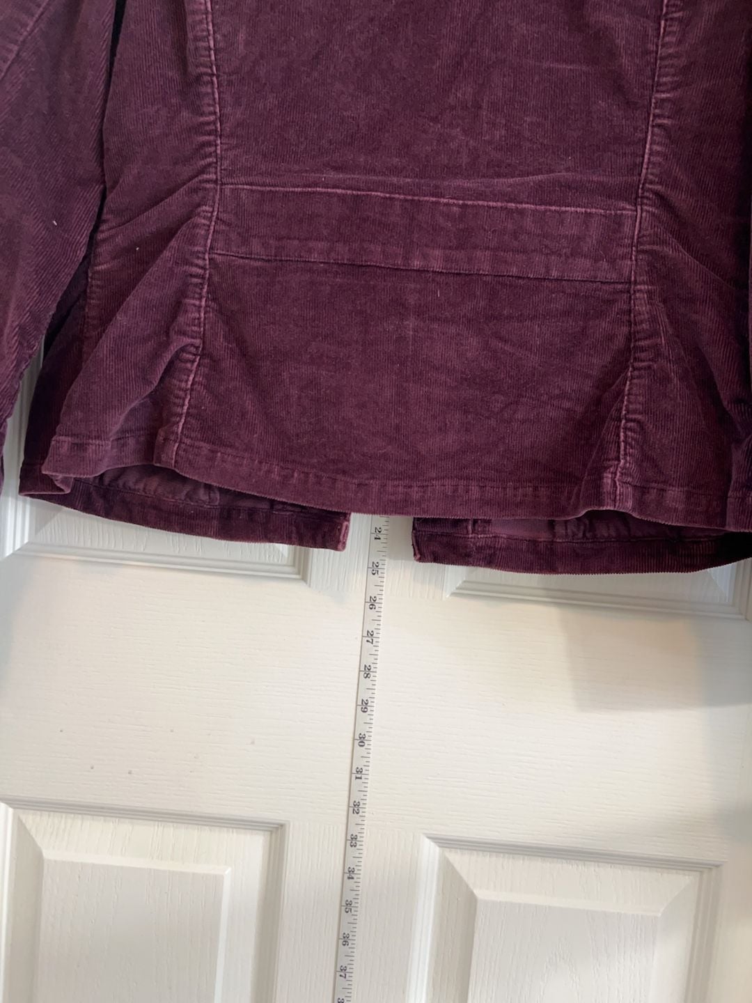 Eddie Bauer Women's Purple Corduroy Button Front Jacket Size Large 7