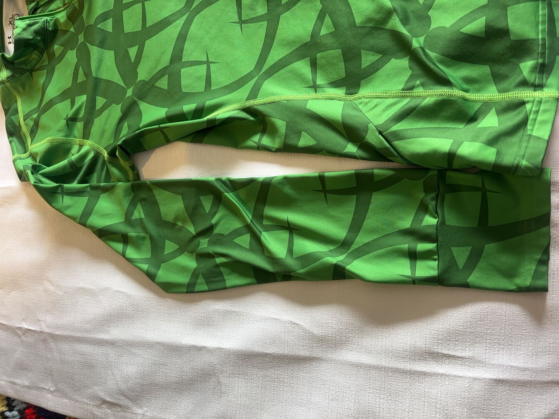 Under Armour Fitted 1/4 Zip Long Sleeve Shirt Green XL 5