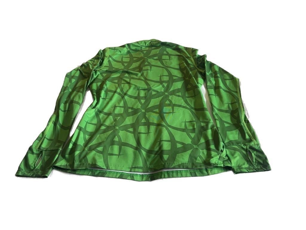 Under Armour Fitted 1/4 Zip Long Sleeve Shirt Green XL 7