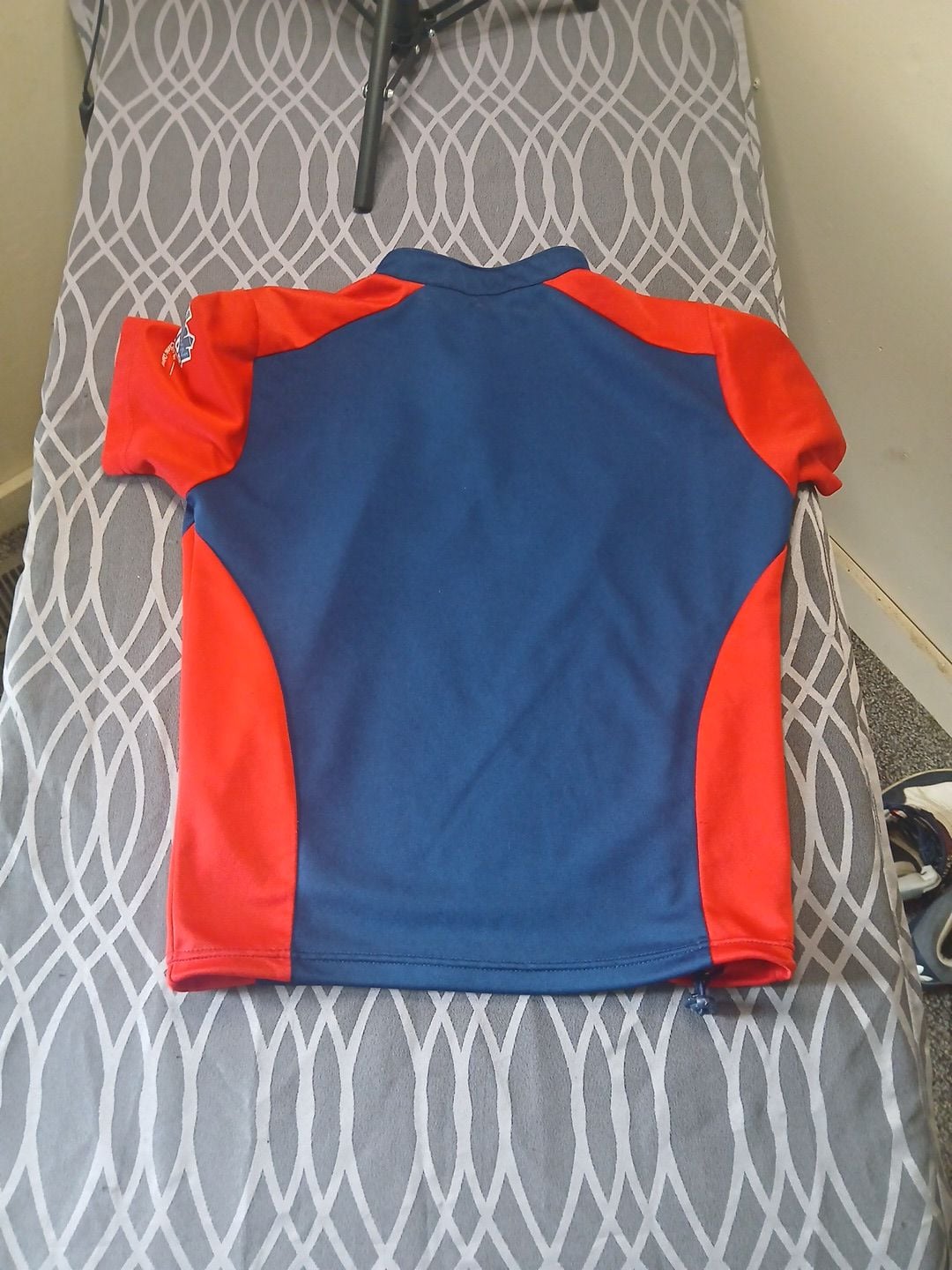 Cleveland Indians Tribe Town MVPs Youth Quarter Zip Performance Shirt 4