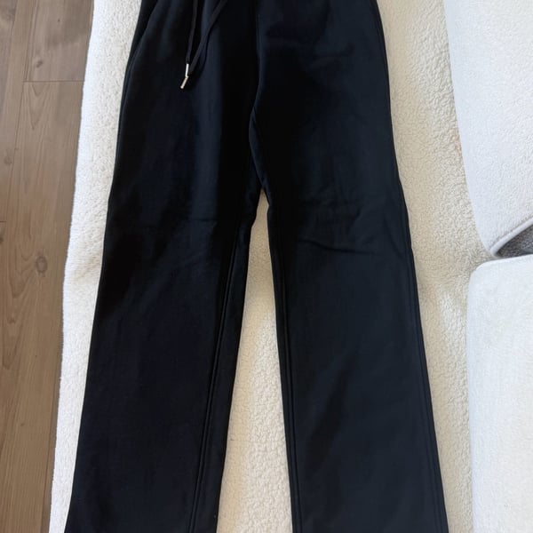 Fleece Lined Stretch Leggings Pants Lululemon Inspired Black Size 6