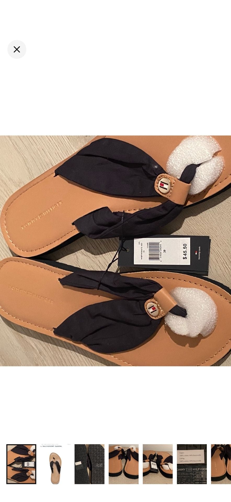 Tommy Hilfiger Resort Sandal Size 39 1