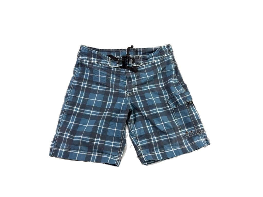 One Star Converse Plaid Cargo Board Shorts Size 34 2