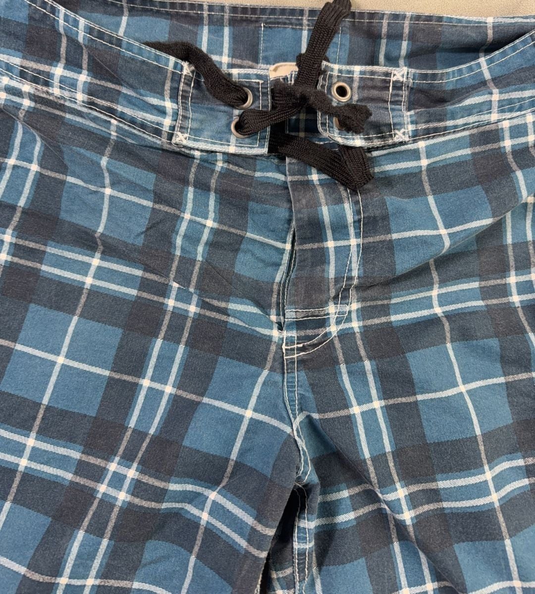 One Star Converse Plaid Cargo Board Shorts Size 34 4