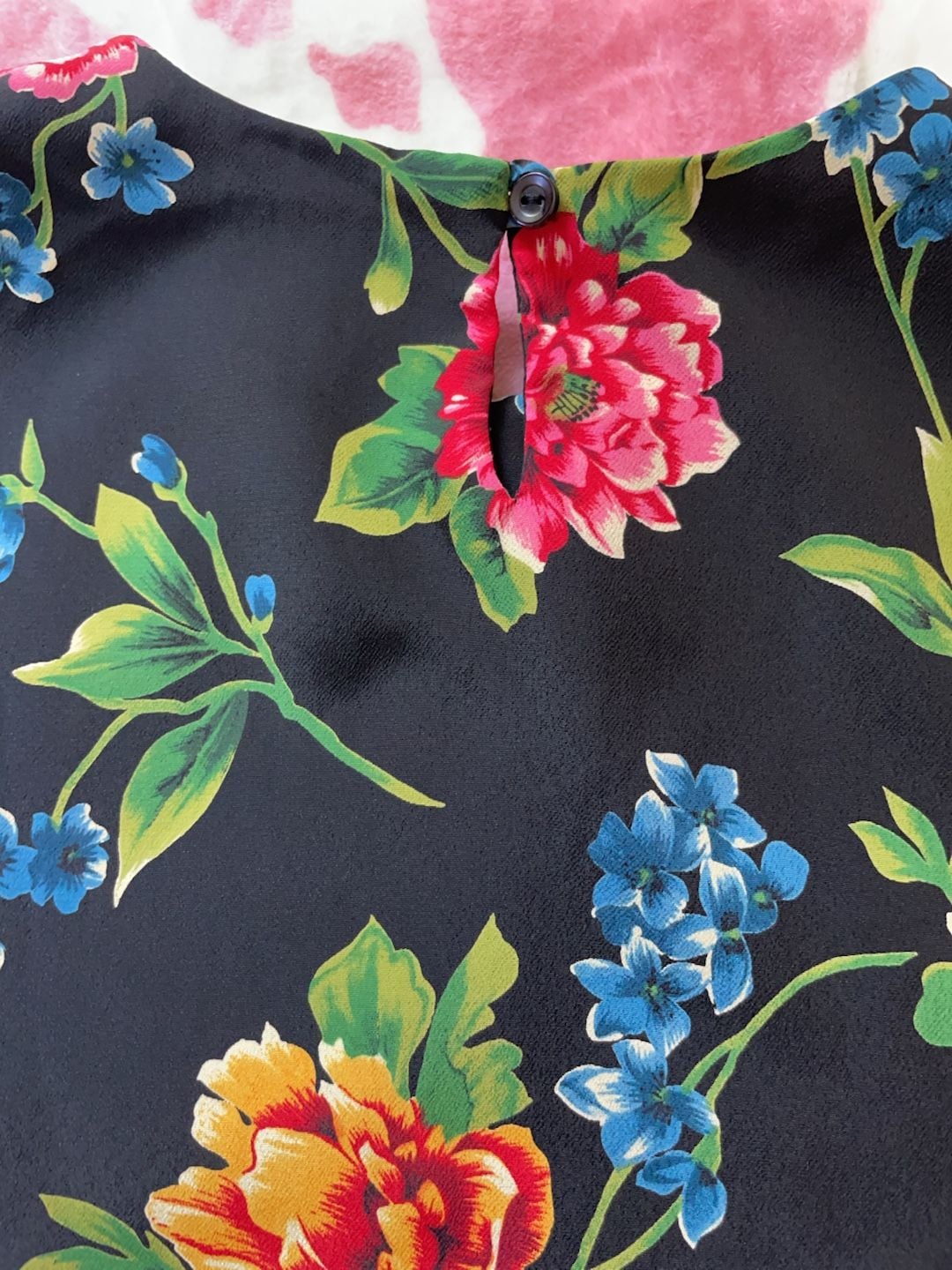 Maggie Sweet Floral Print Blouse Size Medium 6