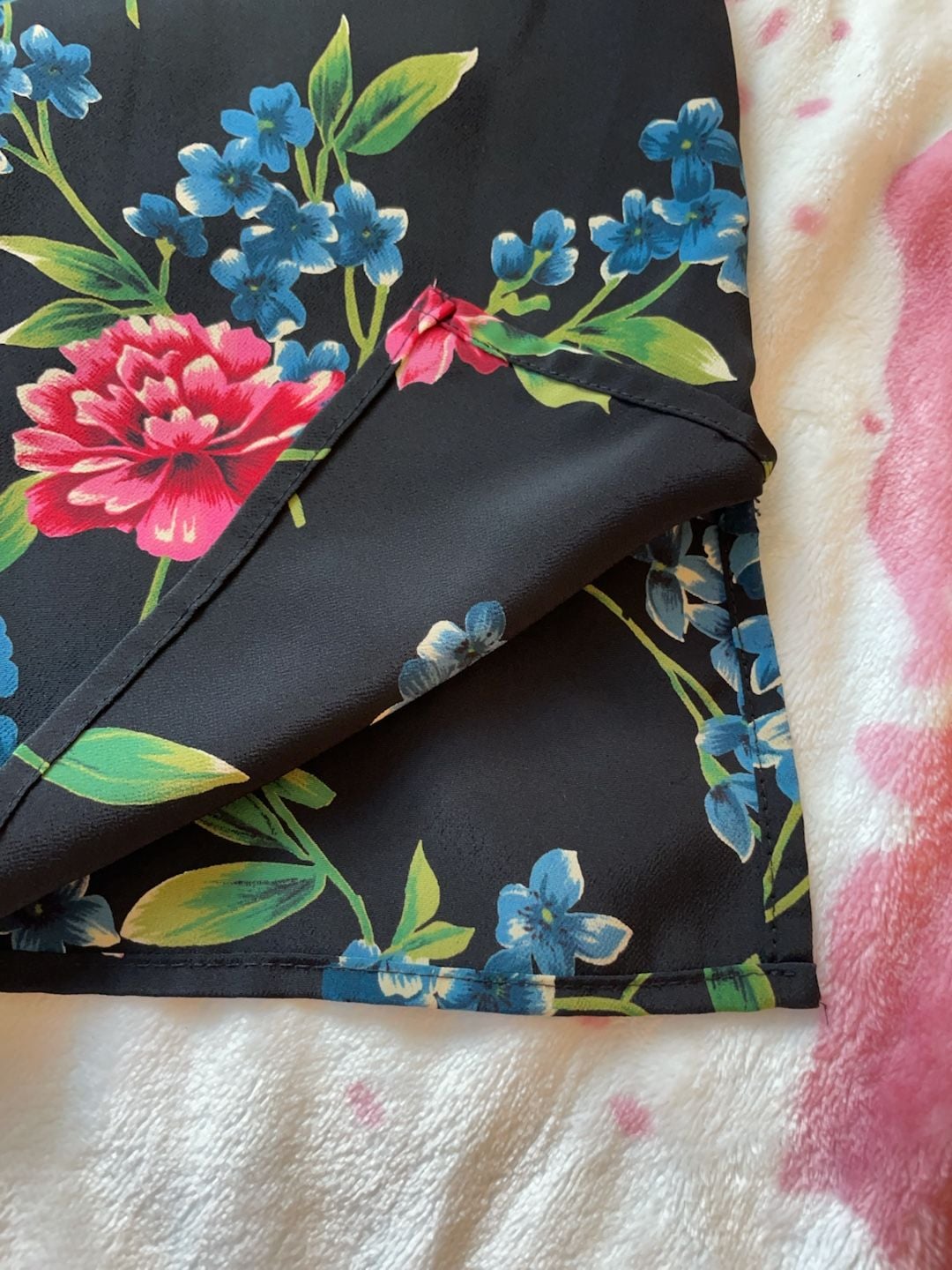 Maggie Sweet Floral Print Blouse Size Medium 8