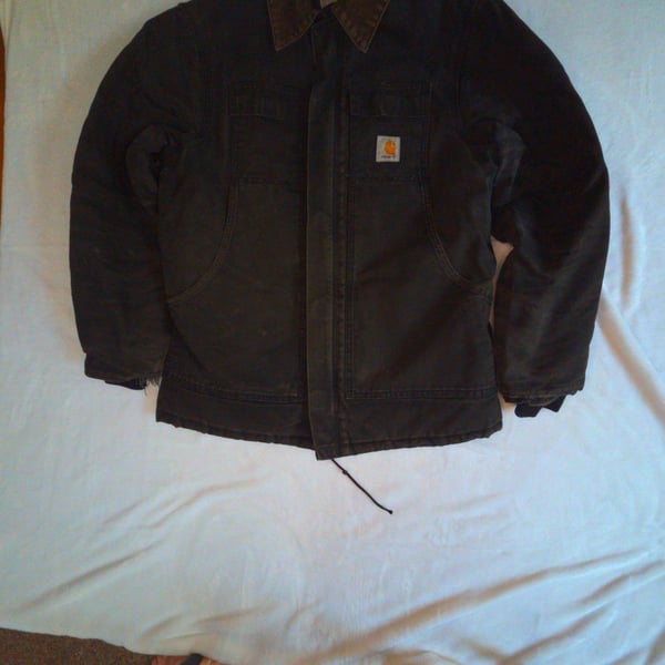 Carhartt Quilted Flannel Lined Duck Active Jacket
