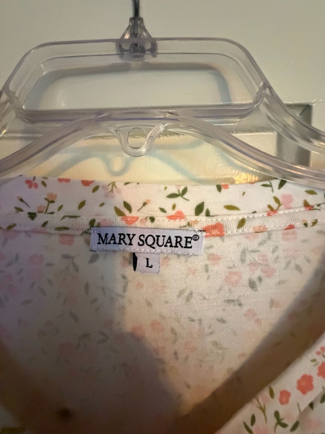 Mary Square Women's Floral Pajama Set Size L 2
