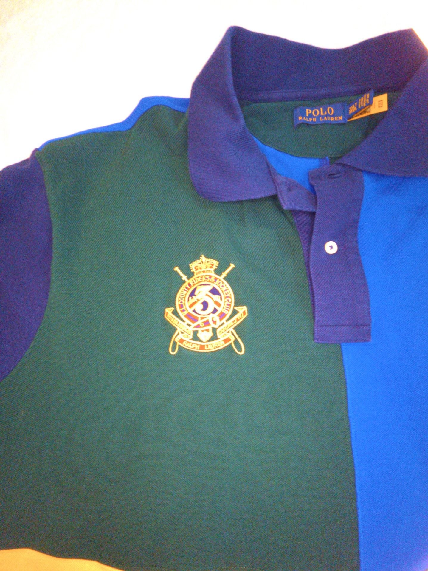 Ralph Lauren Polo RL County Riders & Jockey Club Crest XXL Custom Slim Fit 5