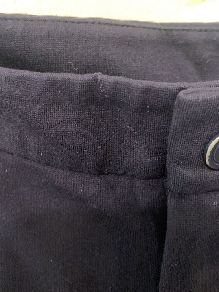 Athleta Size 10 Navy Blue Zip Pocket Skinny Pants 4