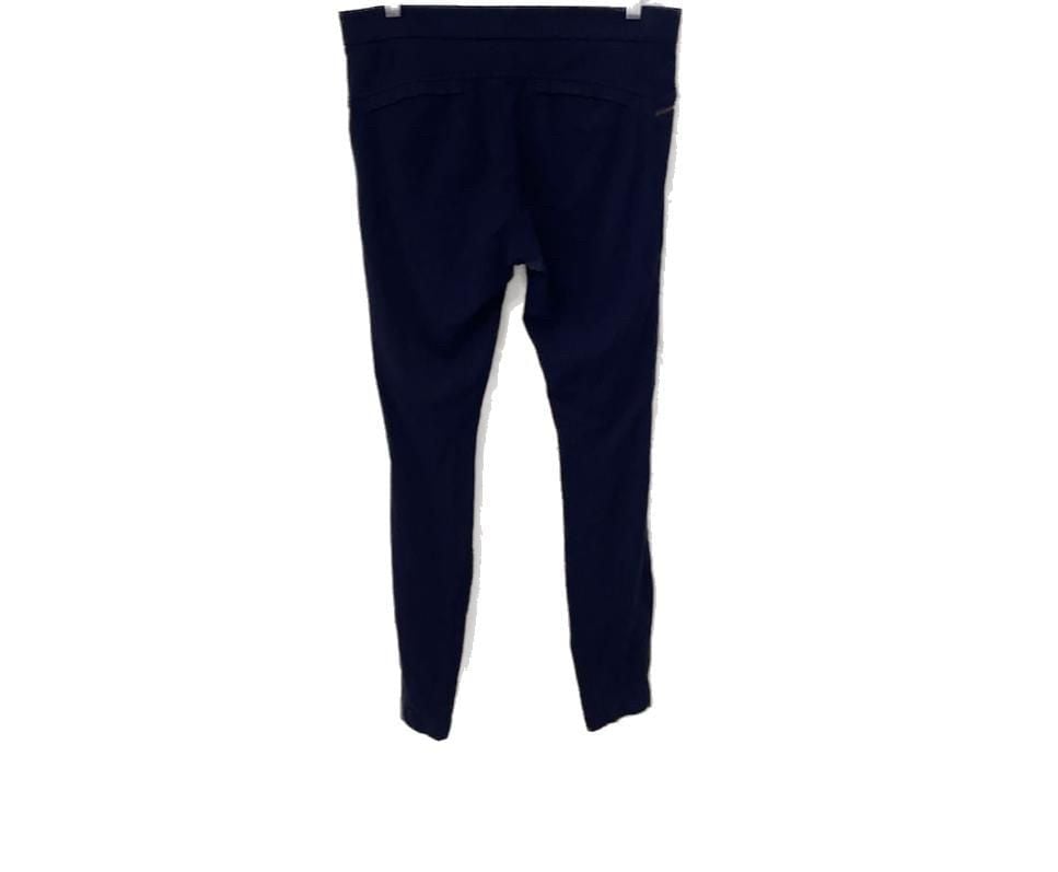 Athleta Size 10 Navy Blue Zip Pocket Skinny Pants 7