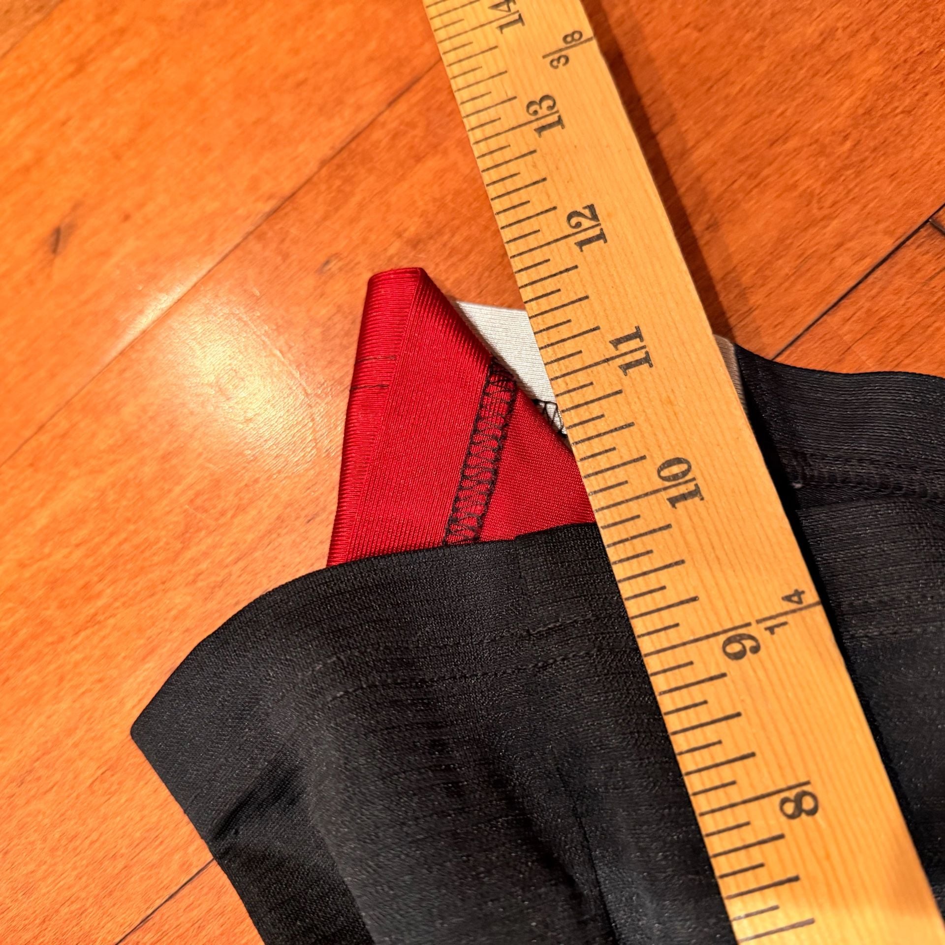 Nike Athletic Performance Shorts Black Red White Size Large 5