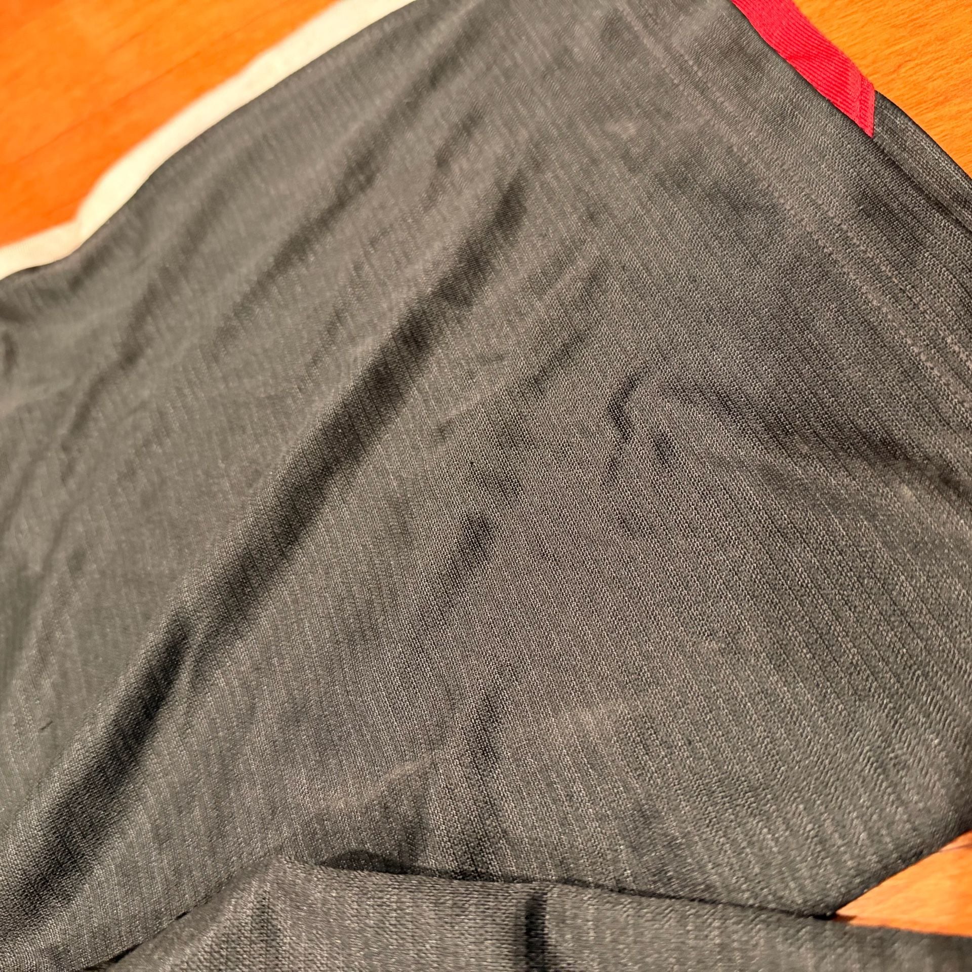 Nike Athletic Performance Shorts Black Red White Size Large 7