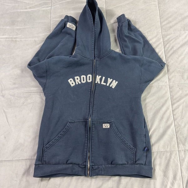 Blue Marlin Brooklyn Royal Giants 1917 Zip-Up Hoodie Size L (14/16)