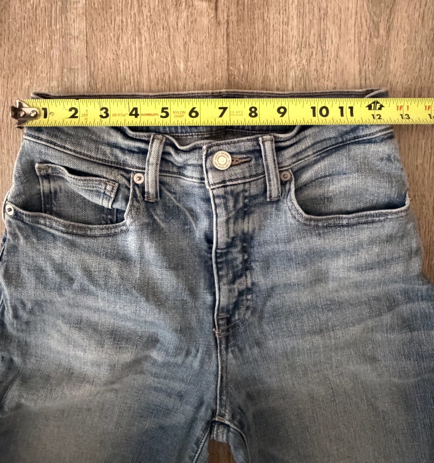 Lucky Brand High Rise Skinny Jeans Size 6/28 Raw Hem 4