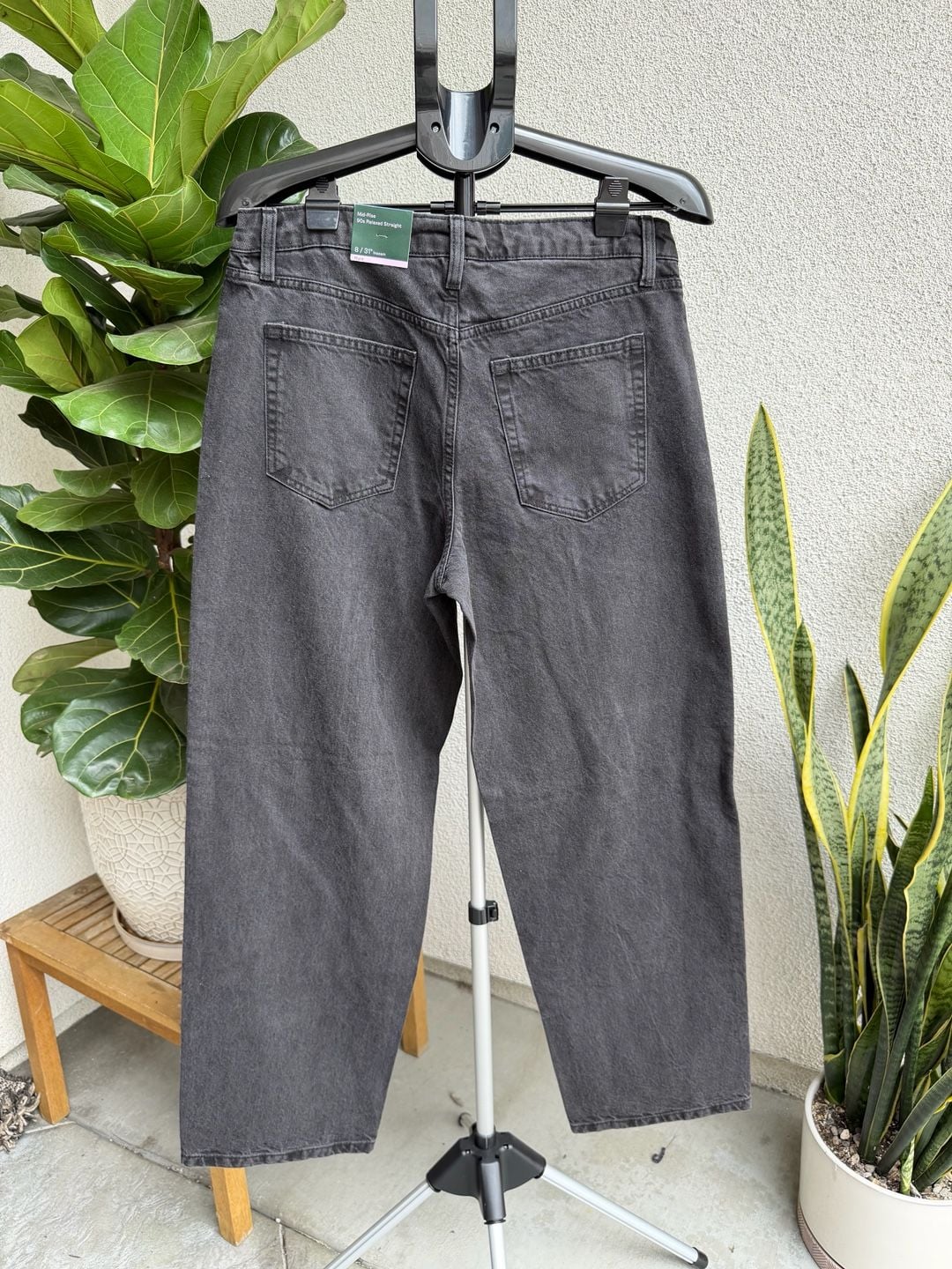 Wild Fable Mid-Rise 90s Relaxed Straight Jeans Size 8 3