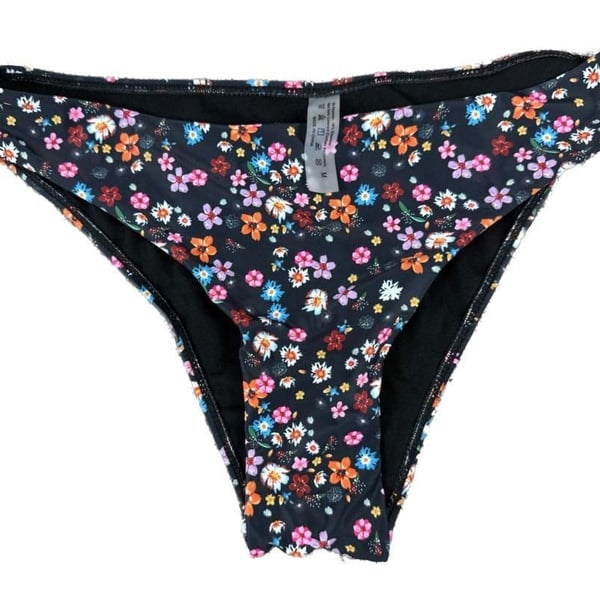 SHEIN Swim Floral Bikini Bottoms Size M