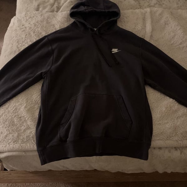 Nike Men's Size M Tall Pullover Hoodie Black