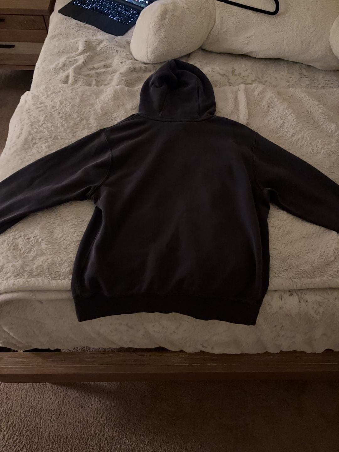 Nike Men's Size M Tall Pullover Hoodie Black 8