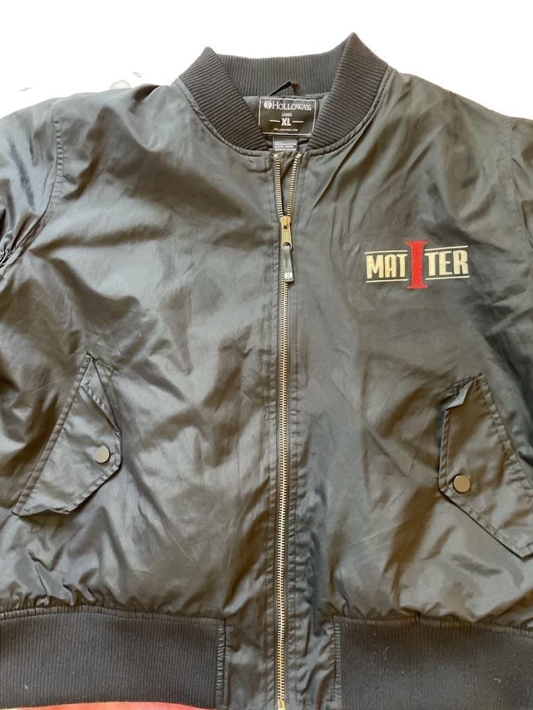 Holloway Ladies XL Black Bomber Jacket "I Matter" Graphic 7