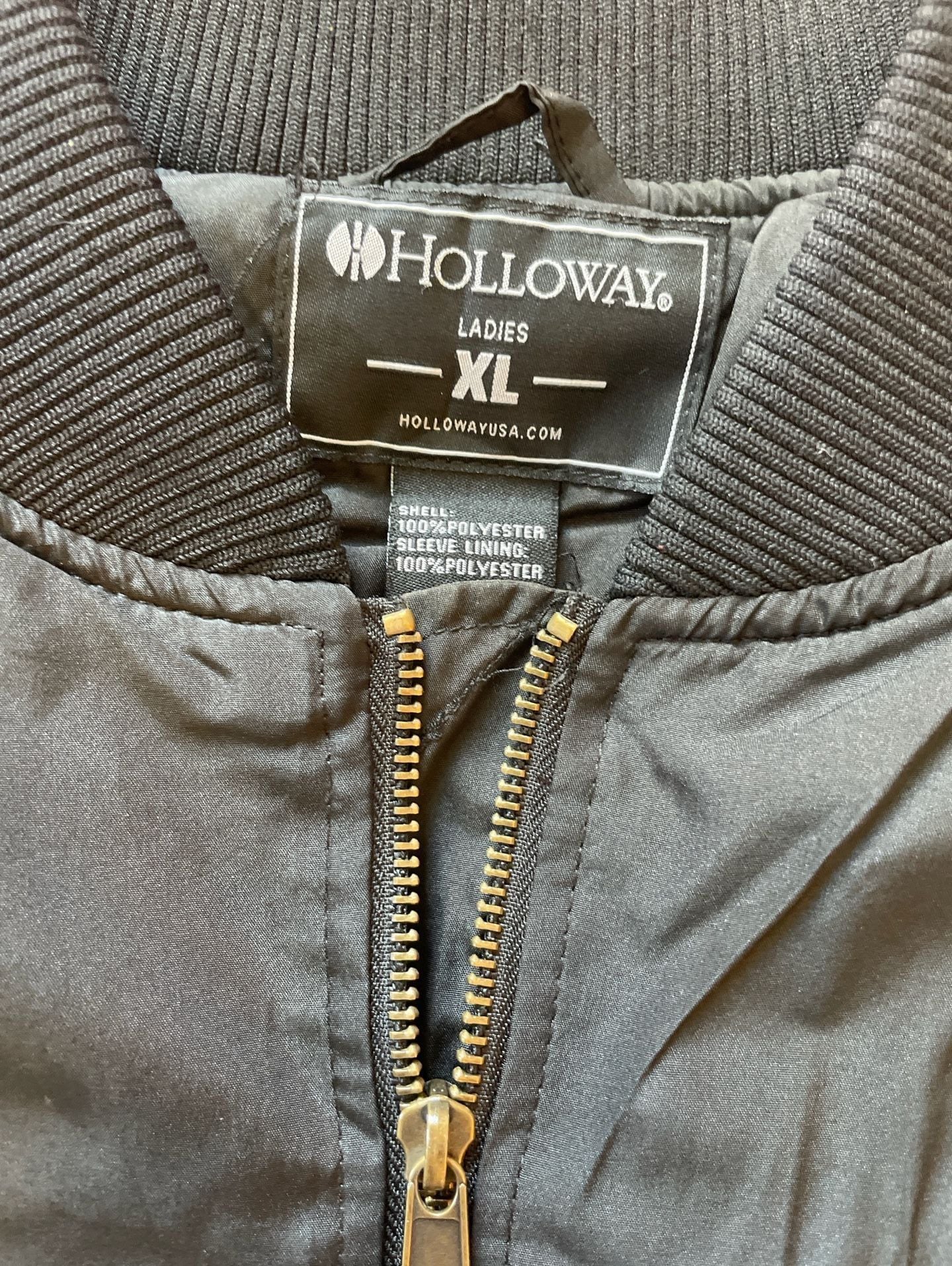 Holloway Ladies XL Black Bomber Jacket "I Matter" Graphic 8