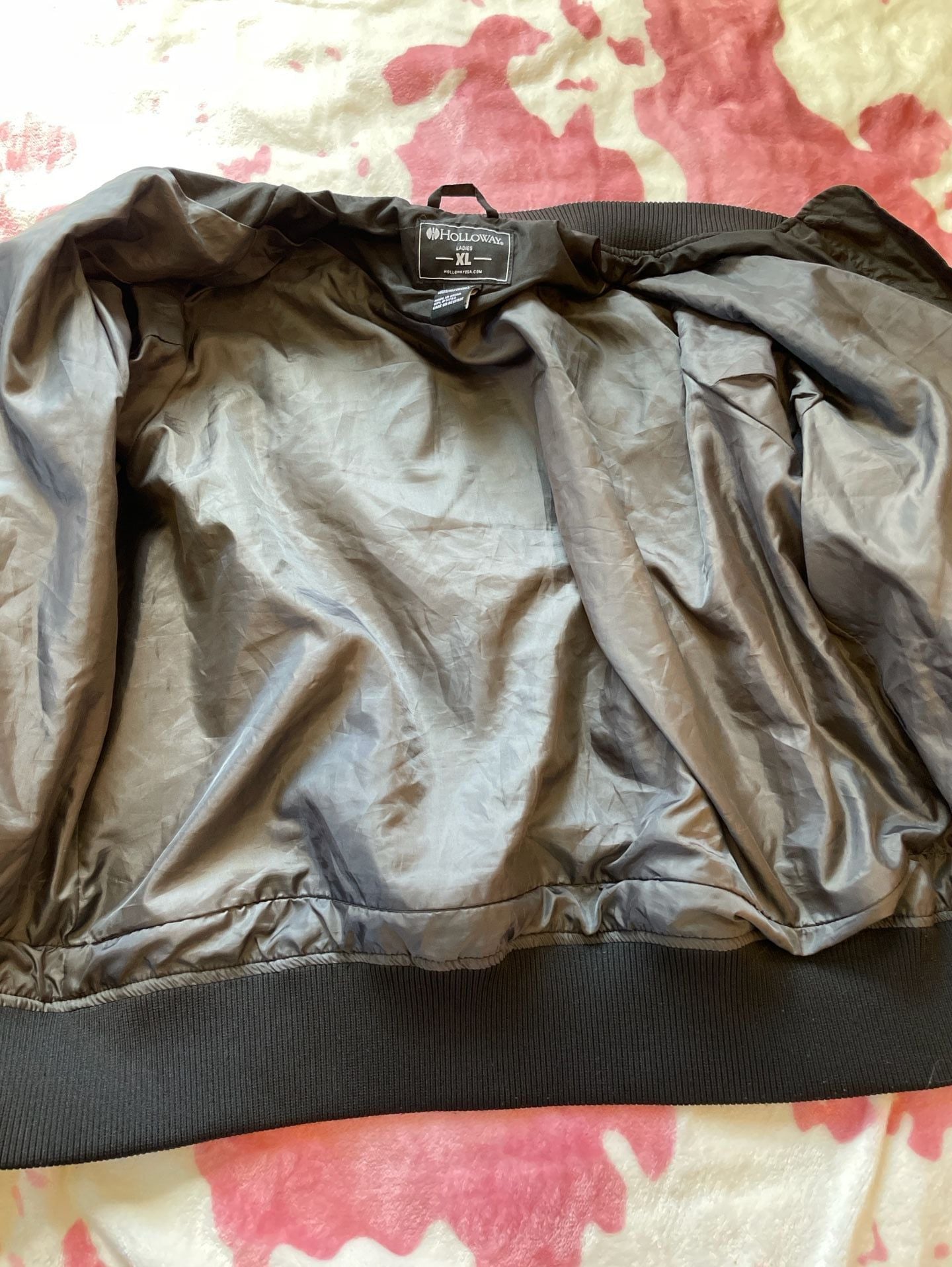 Holloway Ladies XL Black Bomber Jacket "I Matter" Graphic 10