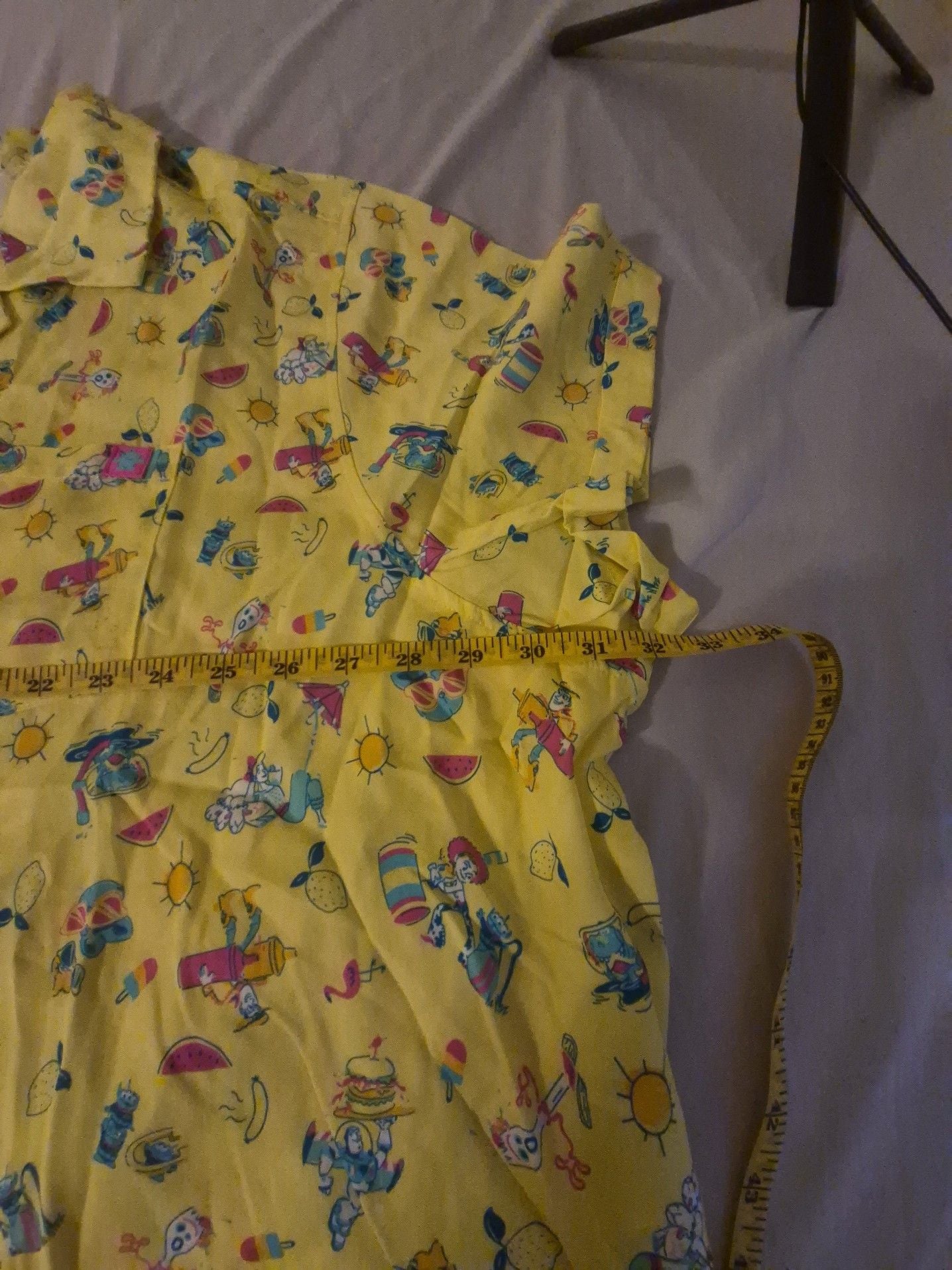 Disney Toy Story Summer Print Button Down Shirt 3X 7