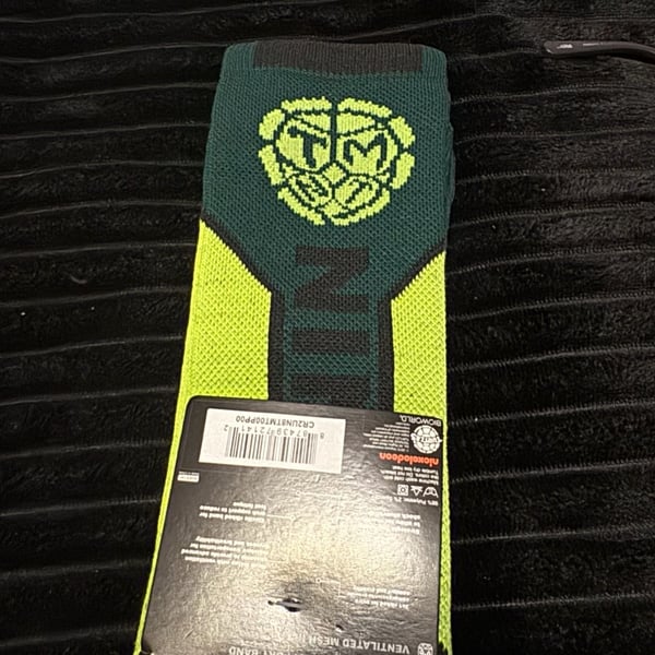 Bioworld Teenage Mutant Ninja Turtles Mens Crew Socks Size 10-13