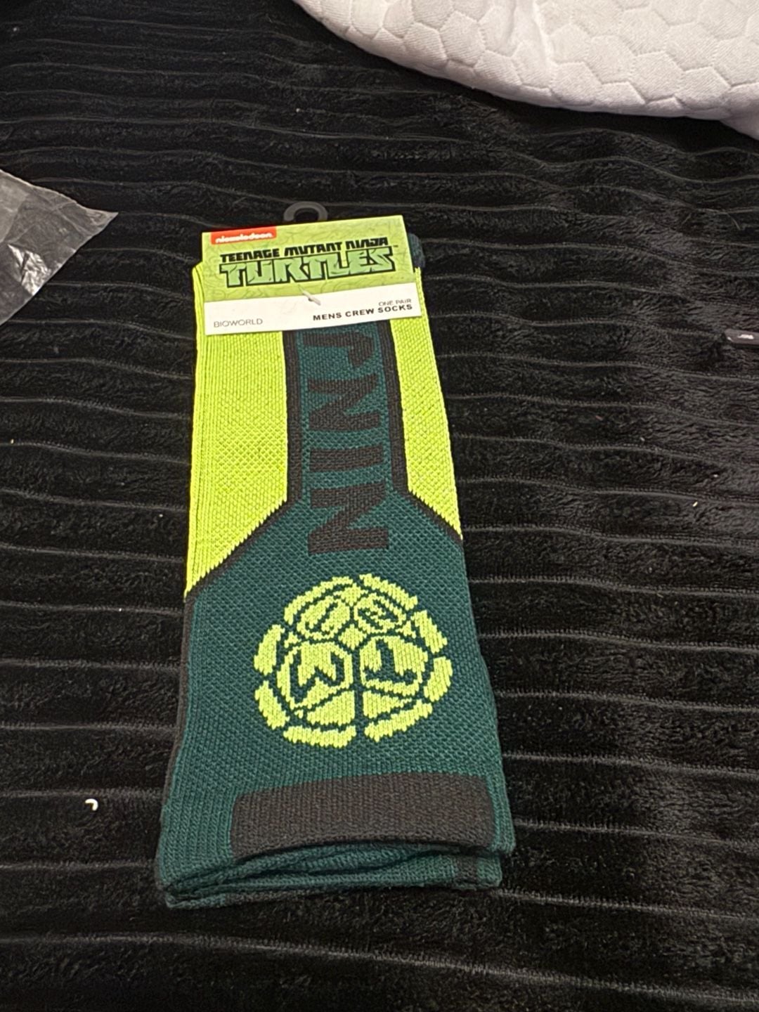 Bioworld Teenage Mutant Ninja Turtles Mens Crew Socks Size 10-13 2