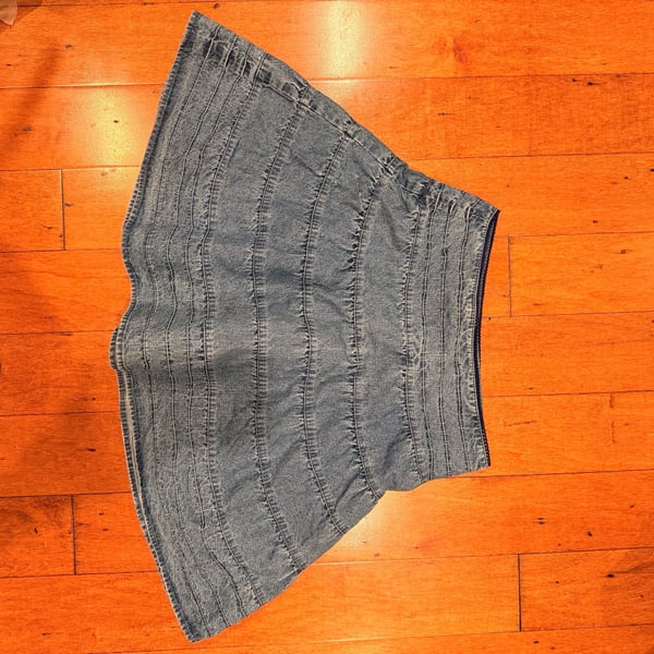 Real Y2K vintage Mossimo Size 3 Denim Tiered Mini Skirt