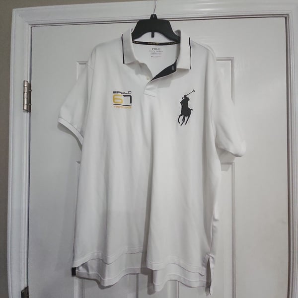 Polo Ralph Lauren Performance Polo 67 Training Shirt White XXL