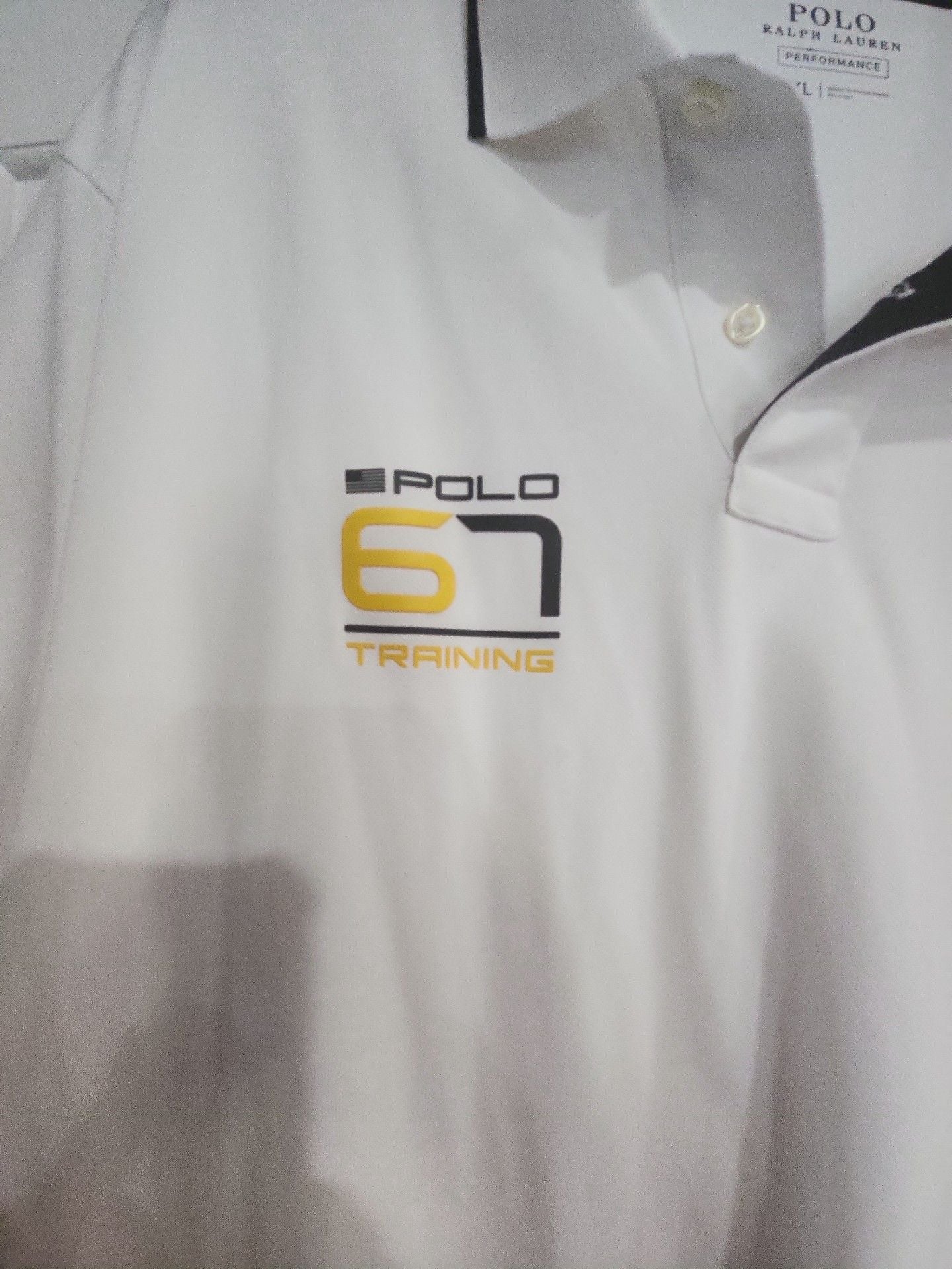 Polo Ralph Lauren Performance Polo 67 Training Shirt White XXL 3