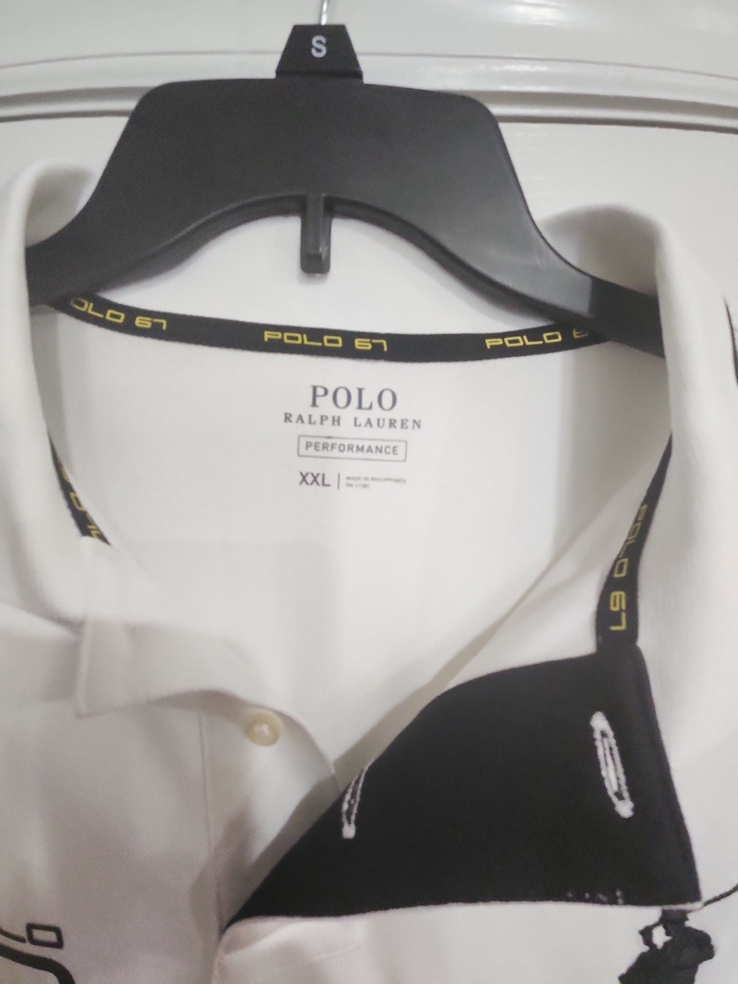 Polo Ralph Lauren Performance Polo 67 Training Shirt White XXL 7