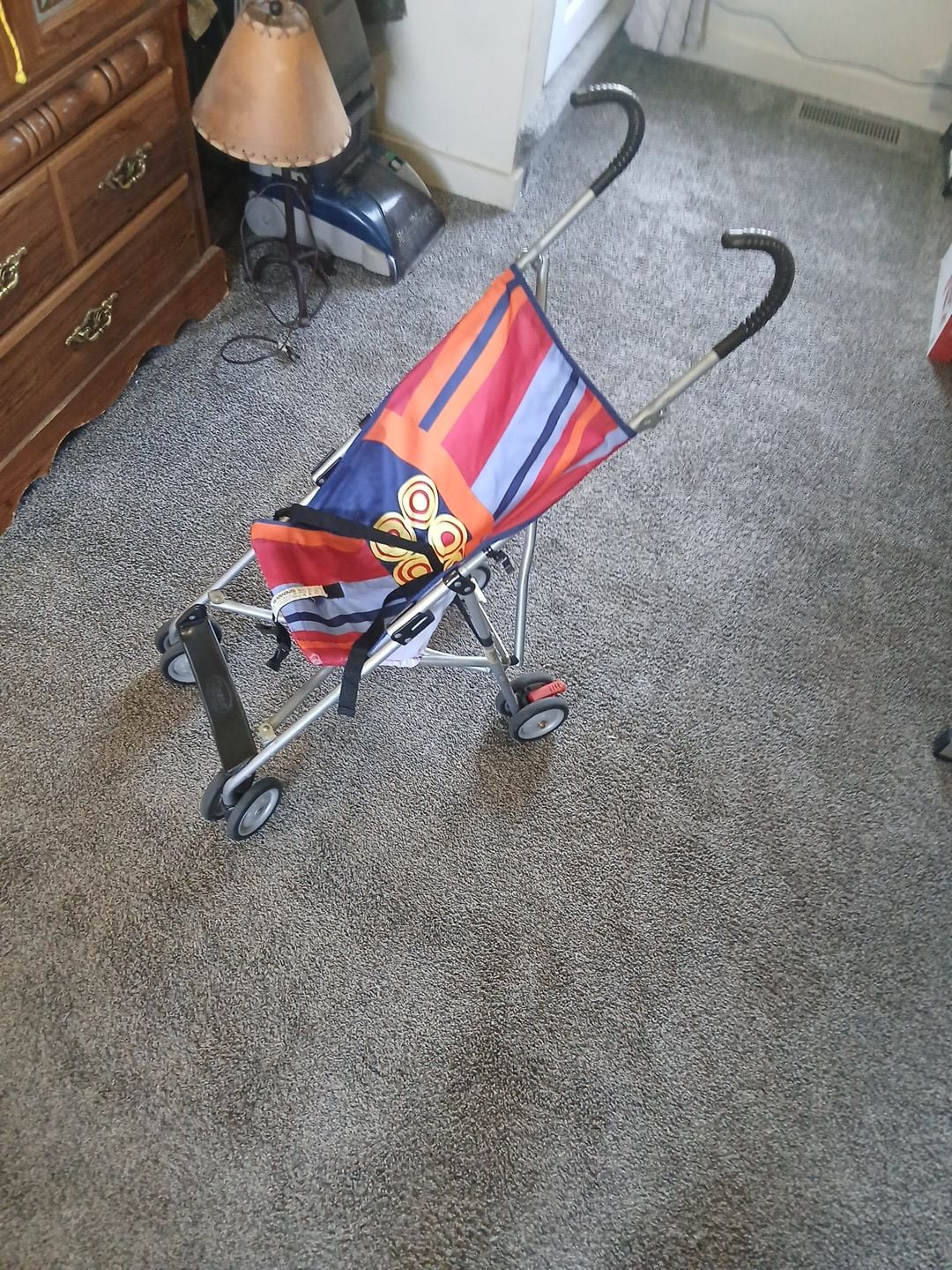 Cosco Juvenile Doll Umbrella Stroller Striped Pattern 2