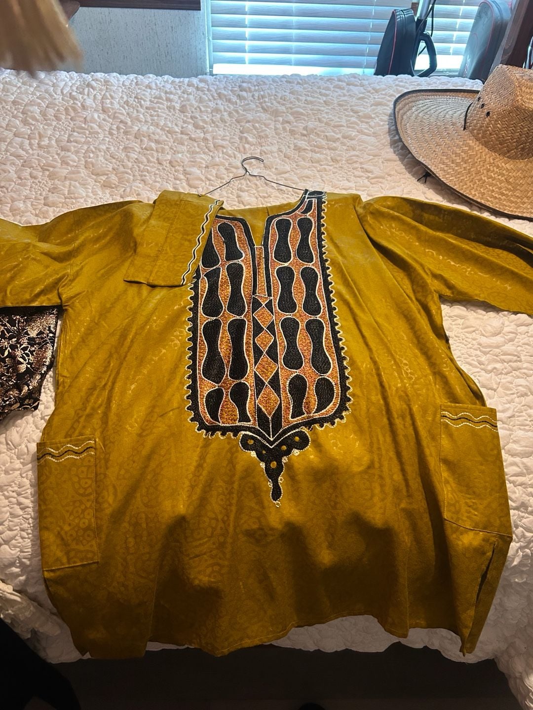 Rima Vintage African Dashiki Two-Piece Set One Size Fits Most 1