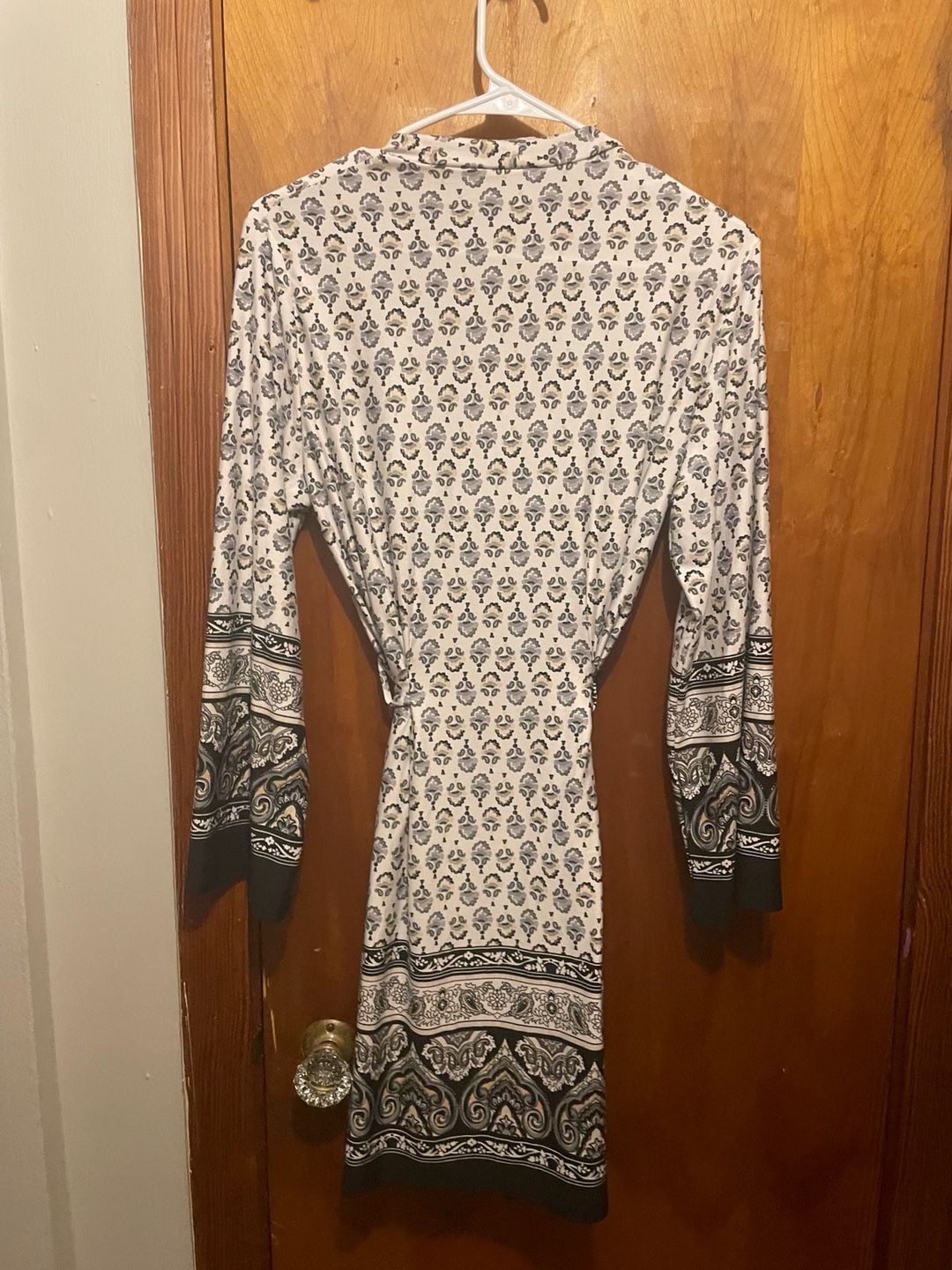 Linea Donatella Paisley Print Wrap Robe S/M 3