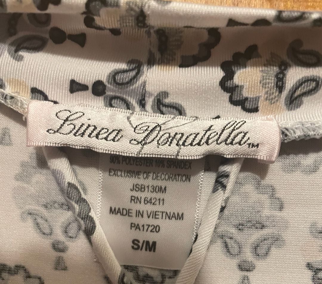 Linea Donatella Paisley Print Wrap Robe S/M 4