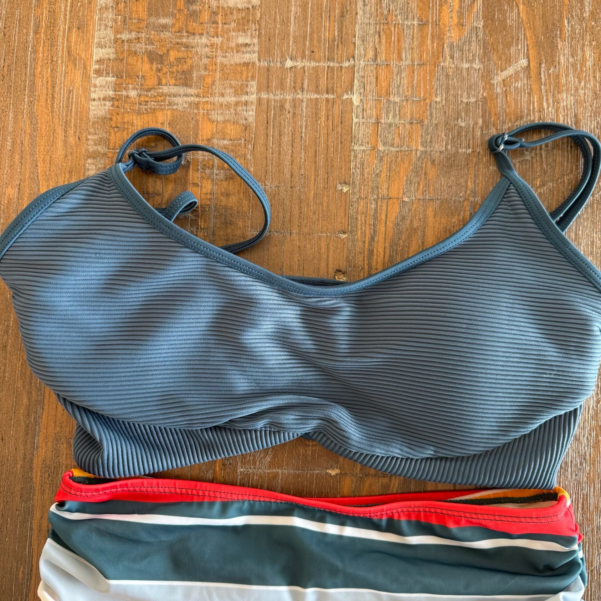 Nani Swimwear Ribbed Bikini Set Size S Top XS Bottom 3